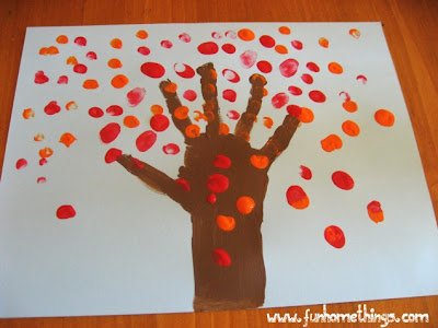 Handprint Fall Tree